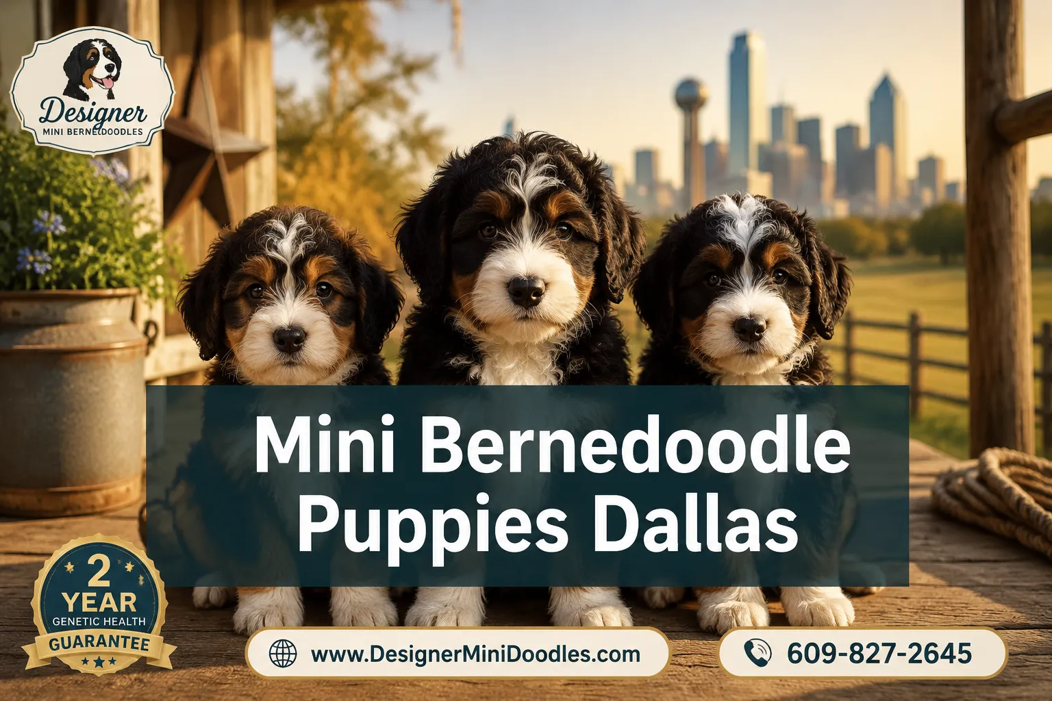 mini bernedoodle puppies for sale Dallas