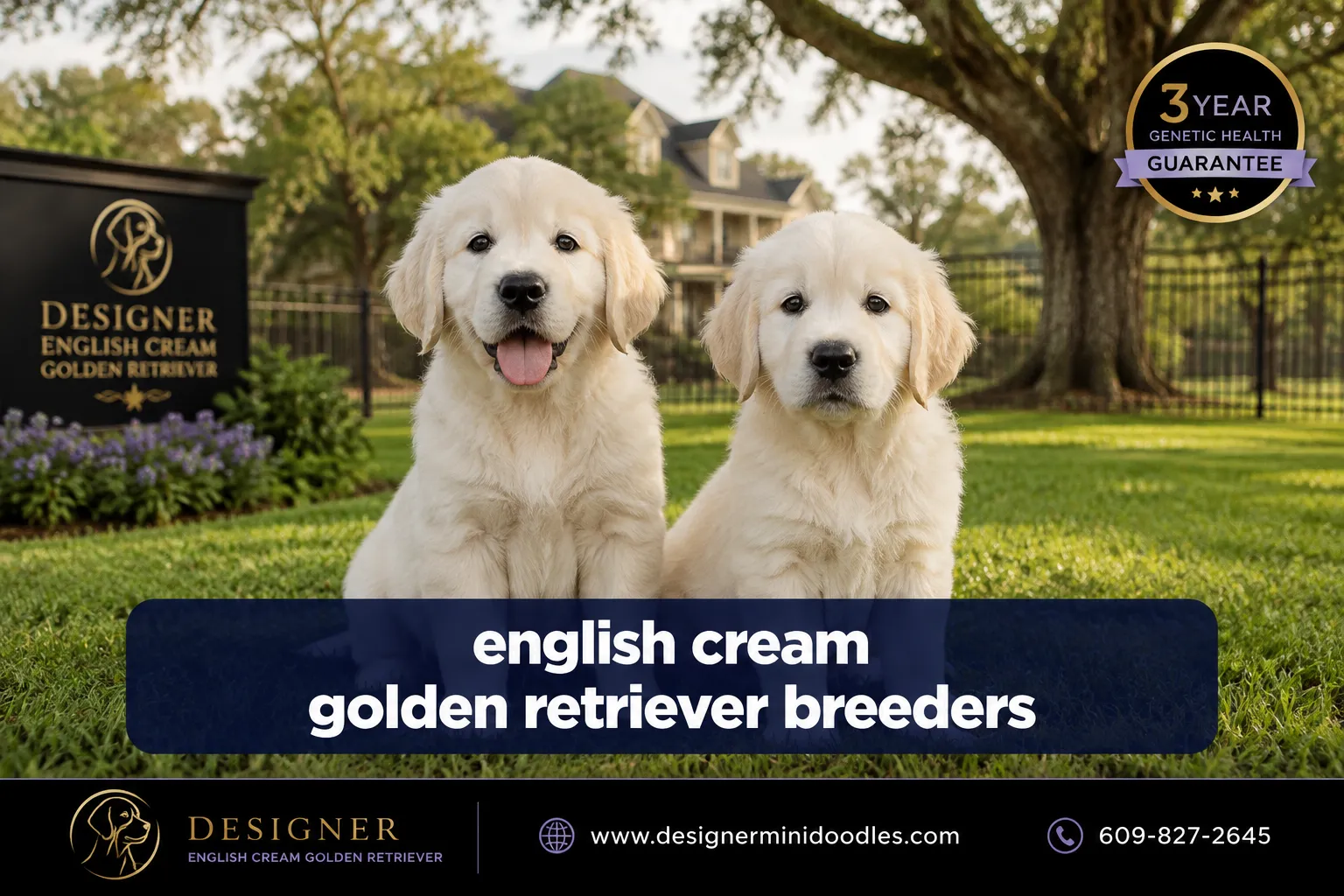 english cream golden retriever breeders Houston