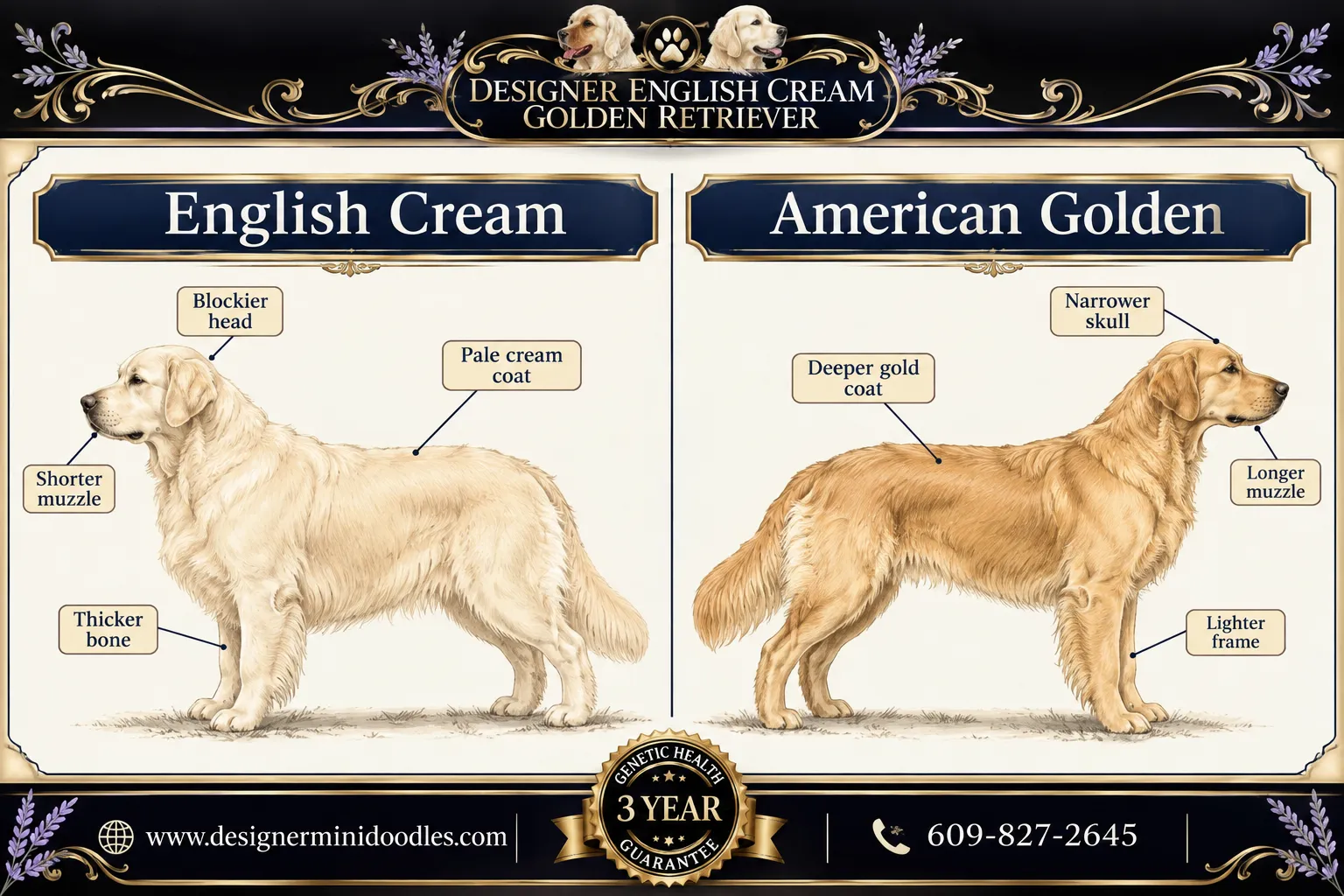 english cream golden retriever breeders Houston