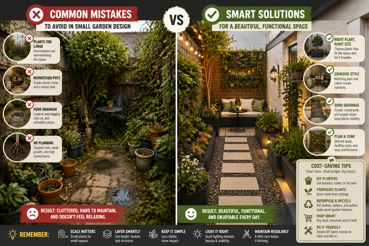 What Are Common Mistakes People Make with Small Garden Design?