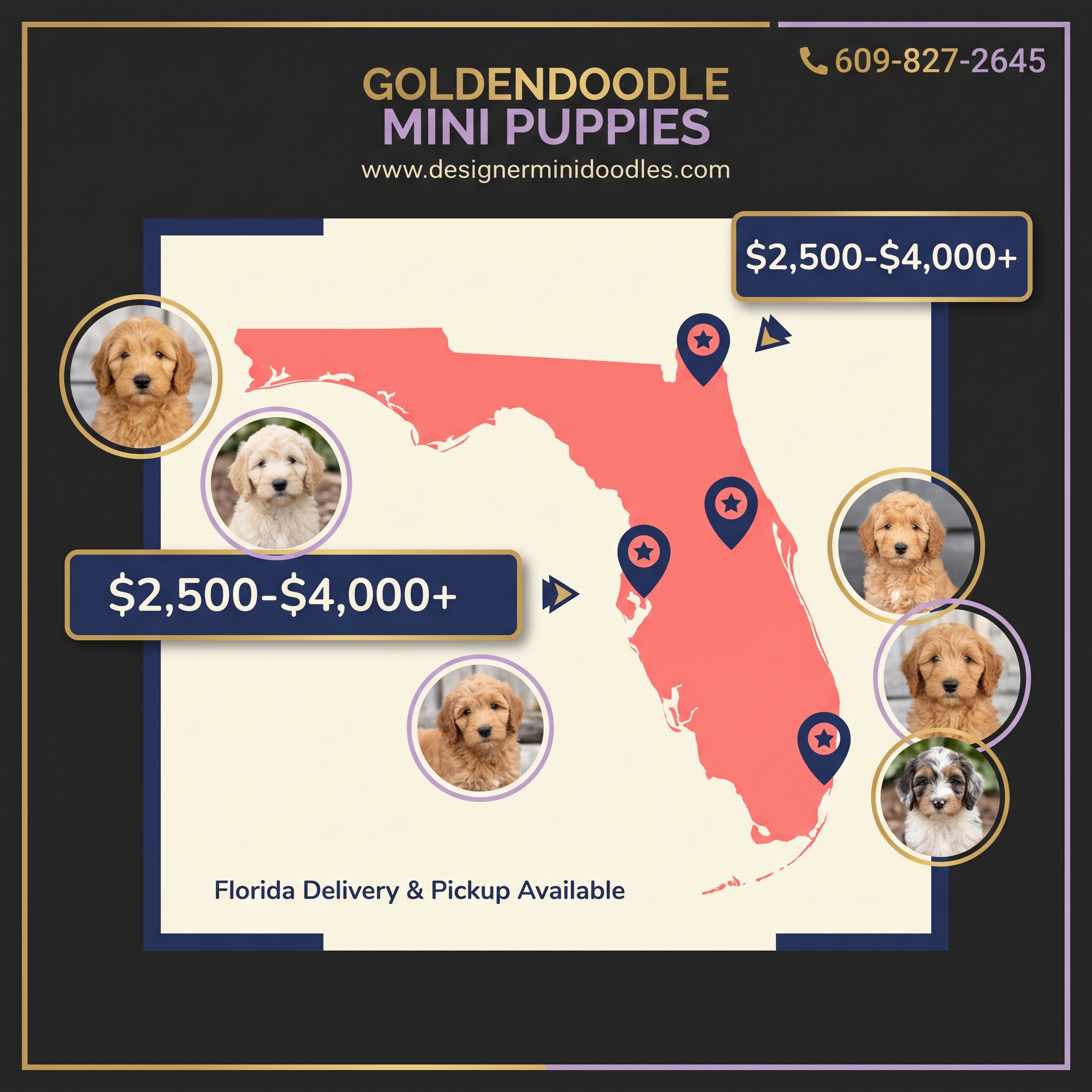 goldendoodle mini for sale Florida