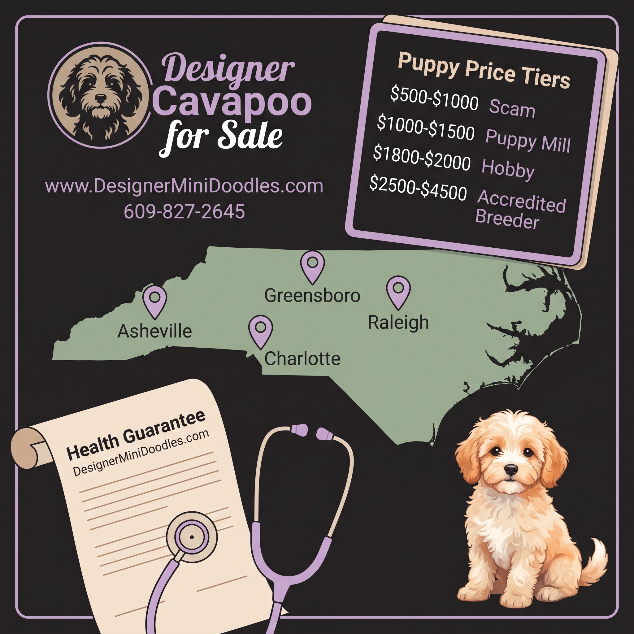 cavapoo for sale North Carolina